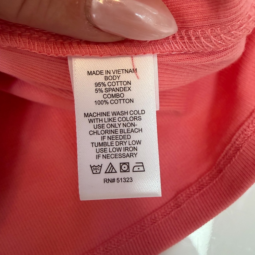 #417 1. State NWT Coral Peach V-Neck Puff Sleeve Blouse - Picture 11 of 11